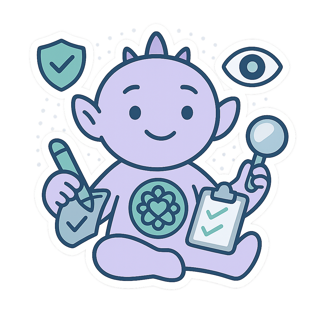 Animate Mascot - Mandala of Empathy mascot celebrating with confetti and raised hands